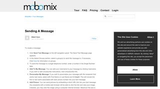 Sending A Message – MoboMix