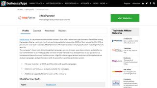 MobPartner - Reviews, News and Ratings - Business of Apps