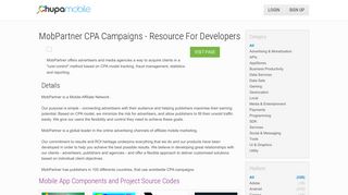 MobPartner CPA Campaigns - Resource For Mobile Developers ...