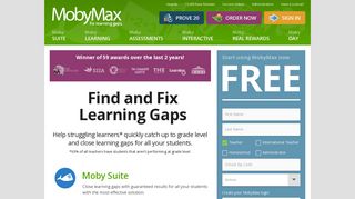 MobyMax | Fix learning gaps