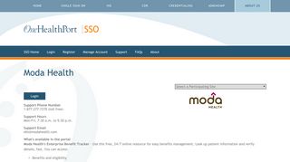 Moda Health | One Health Port