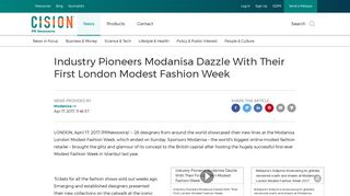 Industry Pioneers Modanisa Dazzle With Their First London Modest ...