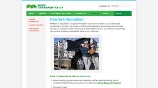 Carriers | Mode Transportation