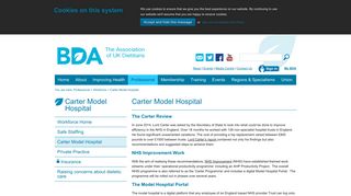 Carter Model Hospital - The British Dietetic Association - UK.COM