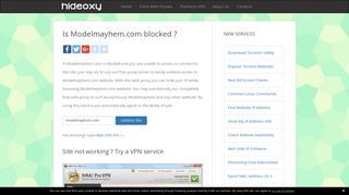 Unblock Modelmayhem | Bypass Modelmayhem | Hideoxy