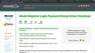 Model Mayhem Login Password Dump Driver Download - Semantic.gs
