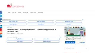 Modells Credit Card Login - Cardsolves.com