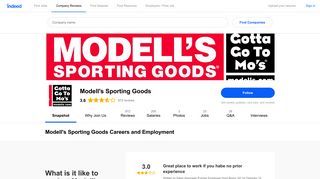 Modell's Sporting Goods Careers and Employment | Indeed.com