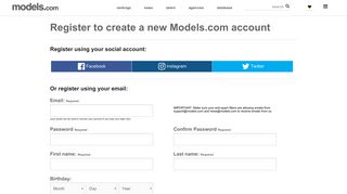 register - Models.com