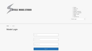 Login | STEELE MODEL STUDIO | MODEL AGENCY
