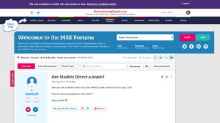 Are Models Direct a scam? - MoneySavingExpert.com Forums