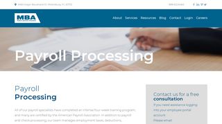 Payroll Processing - Modern Business Associates