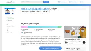 mcs-edunext.appspot.com — Modern Convent School LOGIN PAGE