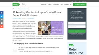 Inspiring Retailing Quotes From Successful Retailers (21 Quotes) - Vend