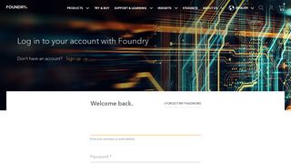 Log in | Foundry