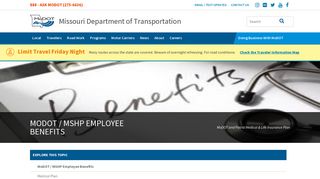 MoDOT / MSHP Employee Benefits | Missouri Department of ...