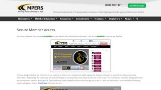 Secure Member Access | MoDOT & Patrol Employees' Retirement ...