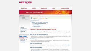 KonsoleH:Webmail im Browser/en – Hetzner DokuWiki