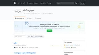 MoEngage · GitHub