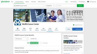 Moffitt Cancer Center Employee Benefits and Perks | Glassdoor