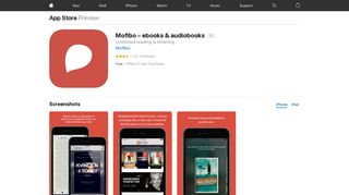 Mofibo – ebooks & audiobooks on the App Store - iTunes - Apple