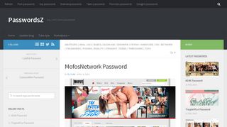 MofosNetwork Password | PasswordsZ