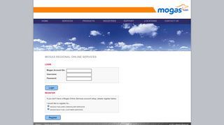 Login :: Online Services :: Mogas Regional