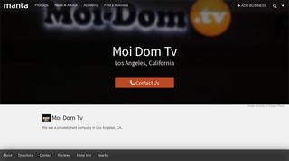 Moi Dom TV Los Angeles CA, 91606 – Manta.com