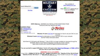MilitaryCAC's U.S. Marines CAC Resource page