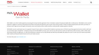 MOLWallet – MOL Corporate - MOL Global