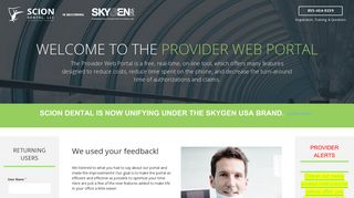 Login to download the Dental Provider Manual - Scion - SKYGEN USA
