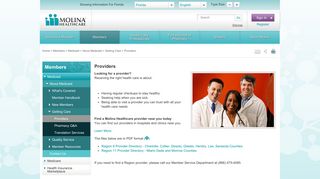 Providers - Molina Health Care