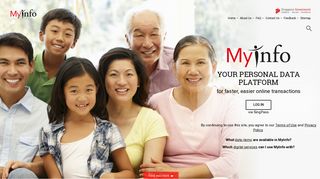 Singapore Government - MyInfo - SingPass