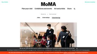 Volunteering | MoMA