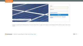 Enphase Energy - Enlighten | Sign in to Enlighten