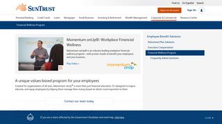 Financial Wellness Programs | SunTrust Corporate Banking