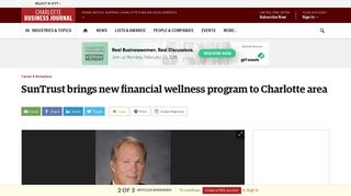 SunTrust brings new financial wellness program to Charlotte area ...