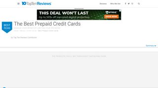 Best (and Worst) Prepaid Credit Cards - Top Ten Reviews