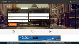 Book cheap flights, hotels and package holidays on Opodo