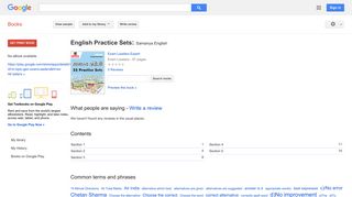English Practice Sets: Samanya English
