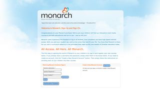 Monarch Activation Site