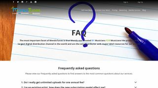 Frequently Asked Questions | MondoTunes