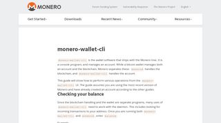 monero-wallet-cli