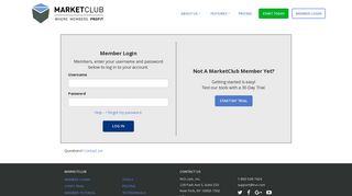 Member Login | MarketClub