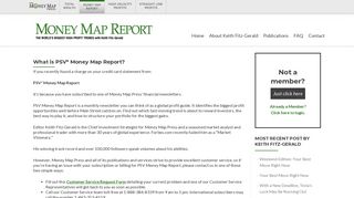 What is PSV Money Map Report