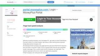 Access portal.moneyplus.com. Login – MoneyPlus Portal