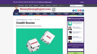 How to improve your credit score - MoneySavingExpert