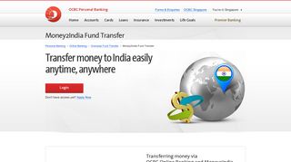 Money2India Fund Transfer | OCBC Bank