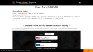 MoneyGram : 7-ELEVEN- money transfer