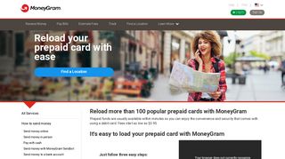Reload Prepaid Card Online | MoneyGram